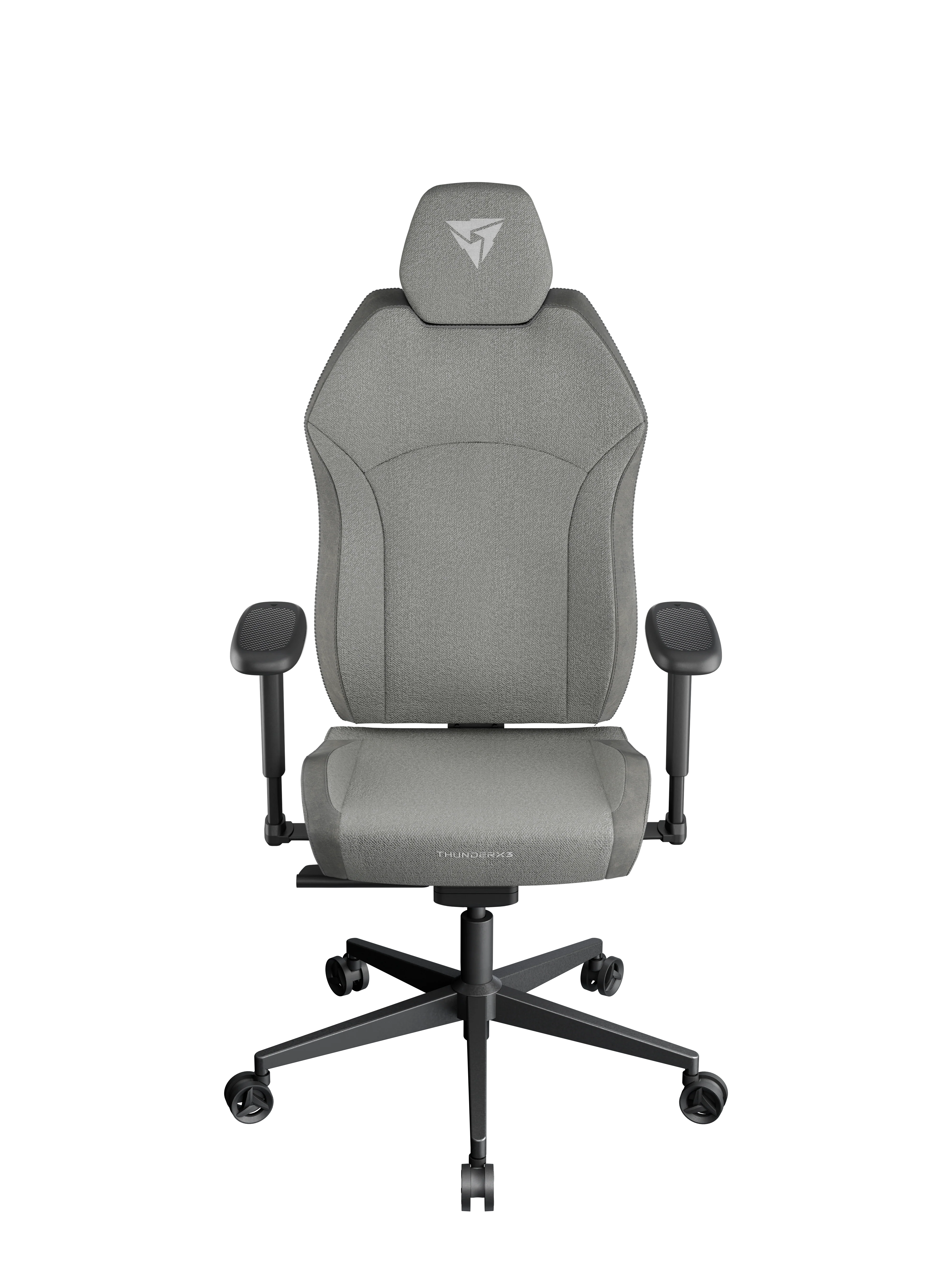 ThunderX3 TX3 SOLO – Loft Air Light Grey Kontorstol med SYNC4 og 6D Justering (125 kg max)