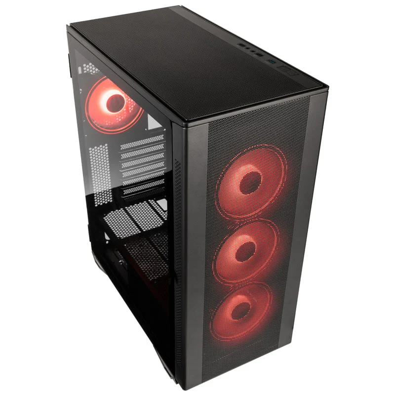 Kolink Stronghold Prism ARGB Midi-Tower-Gehäuse – Gunmetal Grey