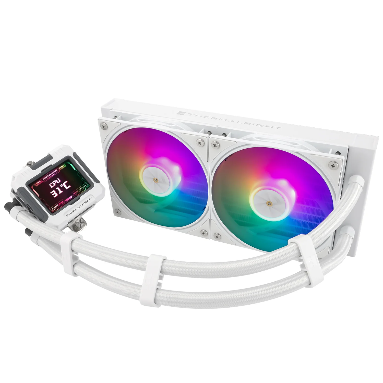 Thermalright Frozen Warframe White ARGB - AIO, 240mm, LCD