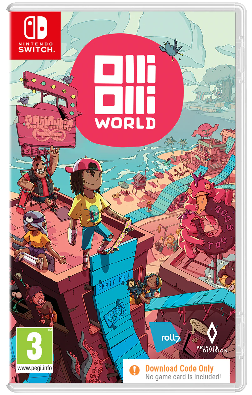 OlliOlli World (Kode i en Box) - Nintendo Switch