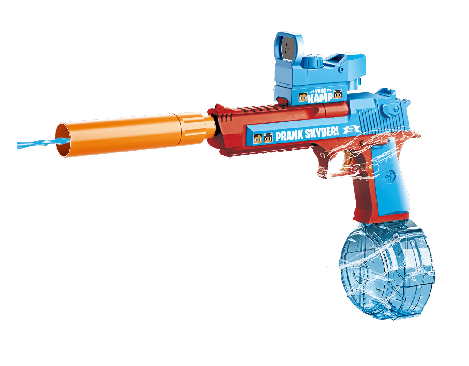 Judex x Shadys - Deagle Vandpistol - Elektrisk