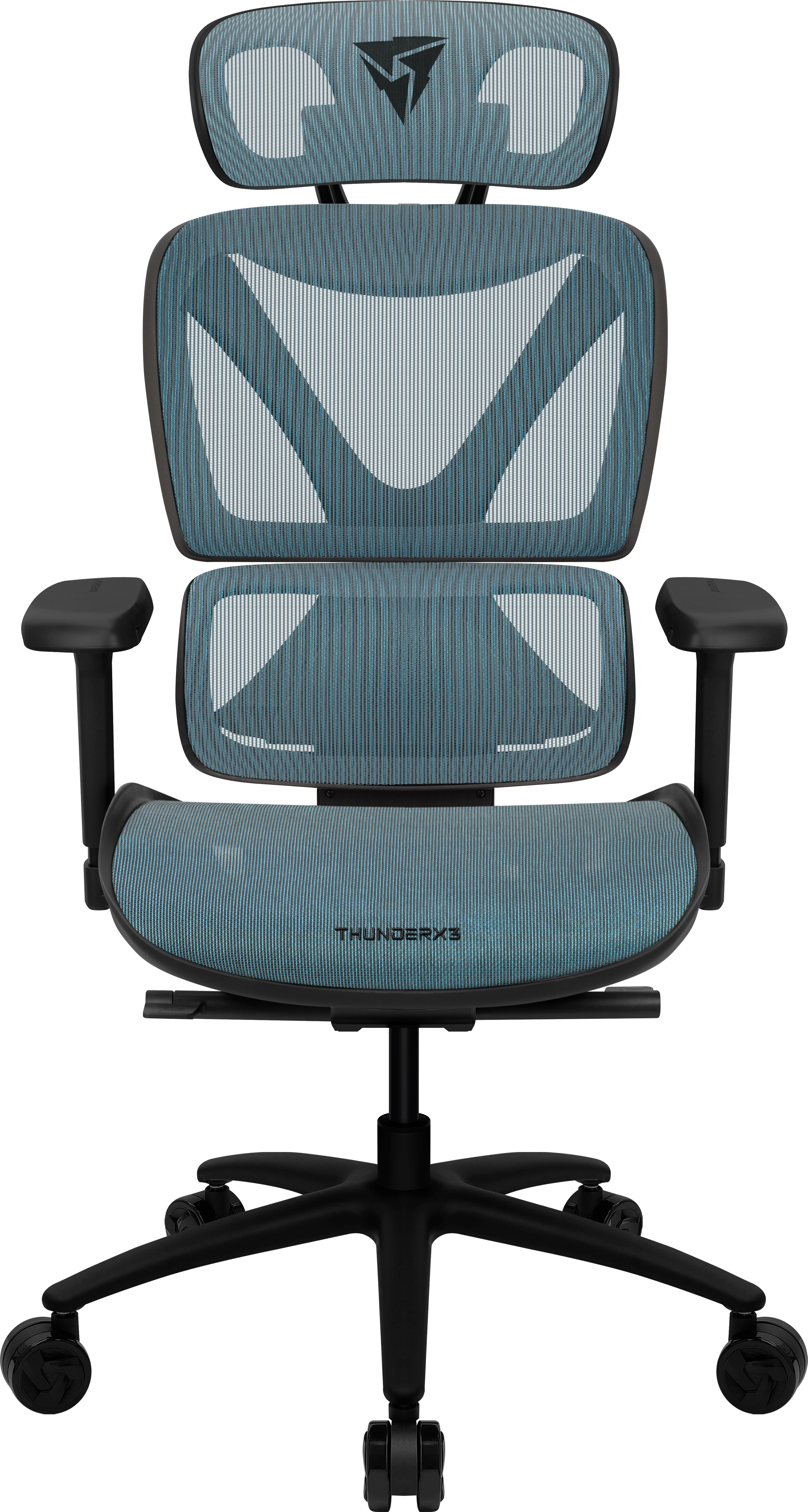 ThunderX3 XTC Mesh Chroma - mesh chair, 125 kg max, 3d armrest, class 4 gaslift