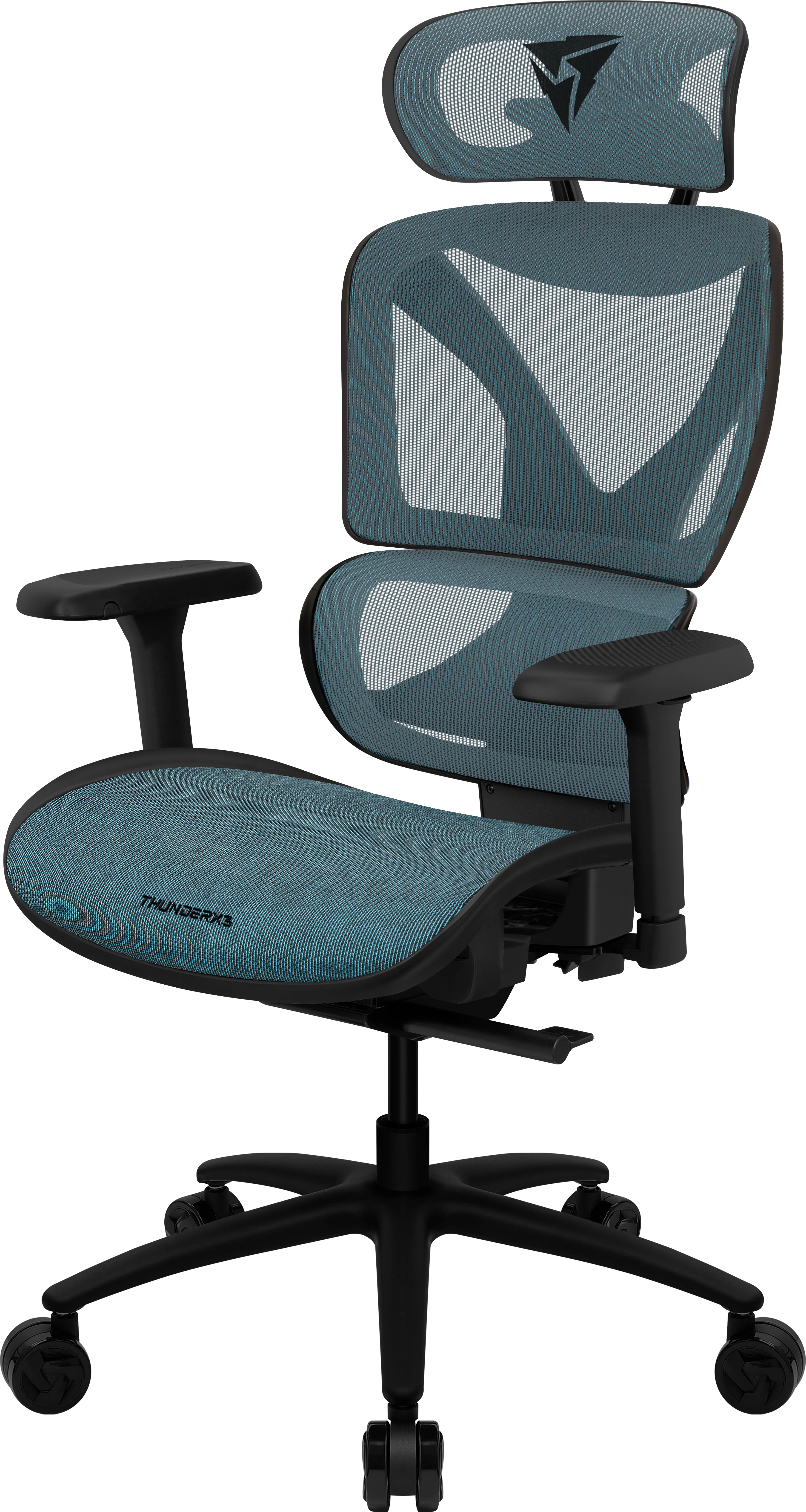 ThunderX3 XTC Mesh Chroma - mesh chair, 125 kg max, 3d armrest, class 4 gaslift
