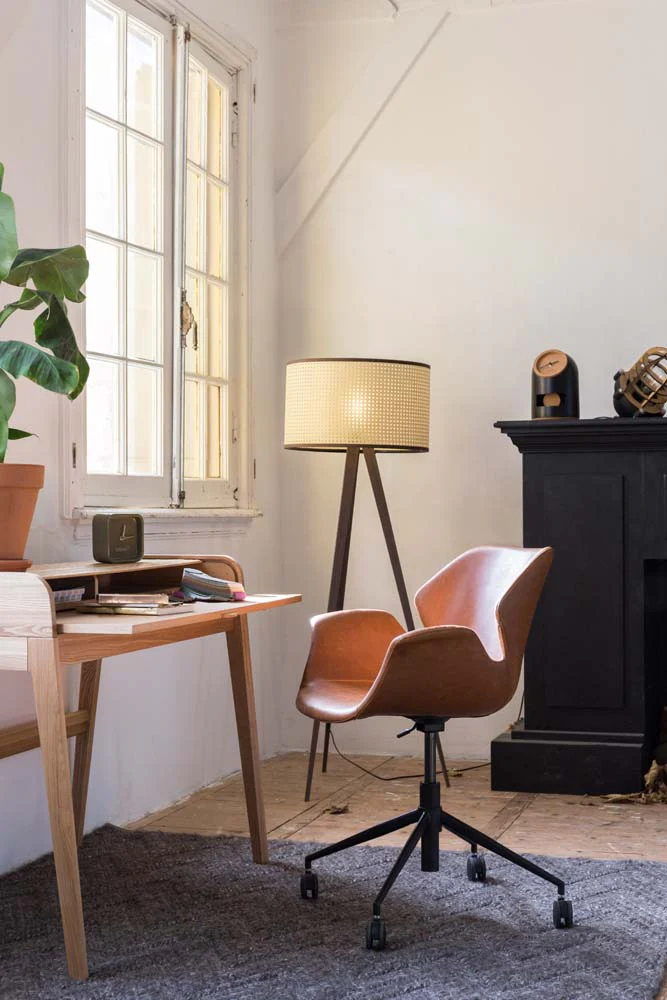 Nikki Bürostuhl höhenverstellbar Braun