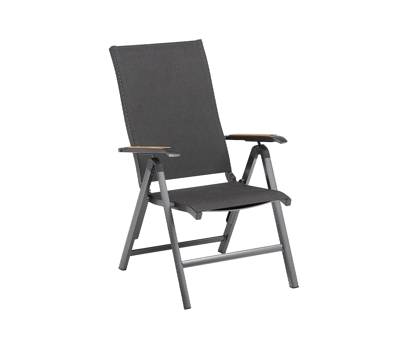 Kettler Diamond Gartemöbel-Set 5-teilig Anthrazit / Teak