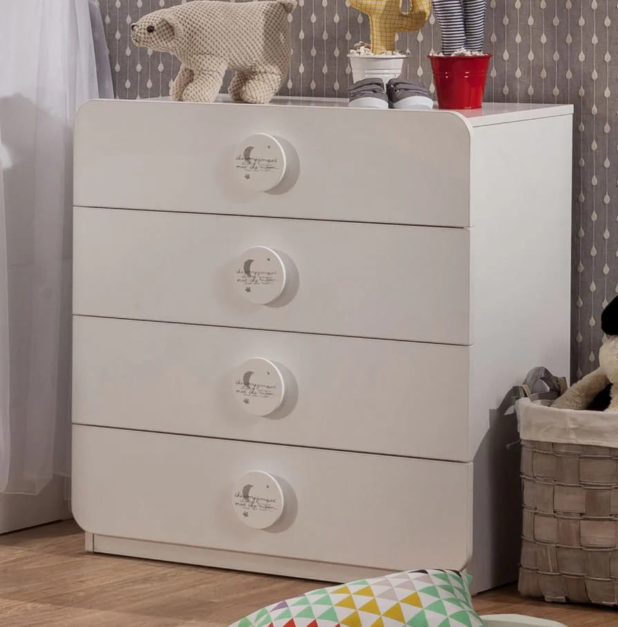 Cilek BABY COTTON Kommode Sideboard Anrichte Kinderzimmer Weiß