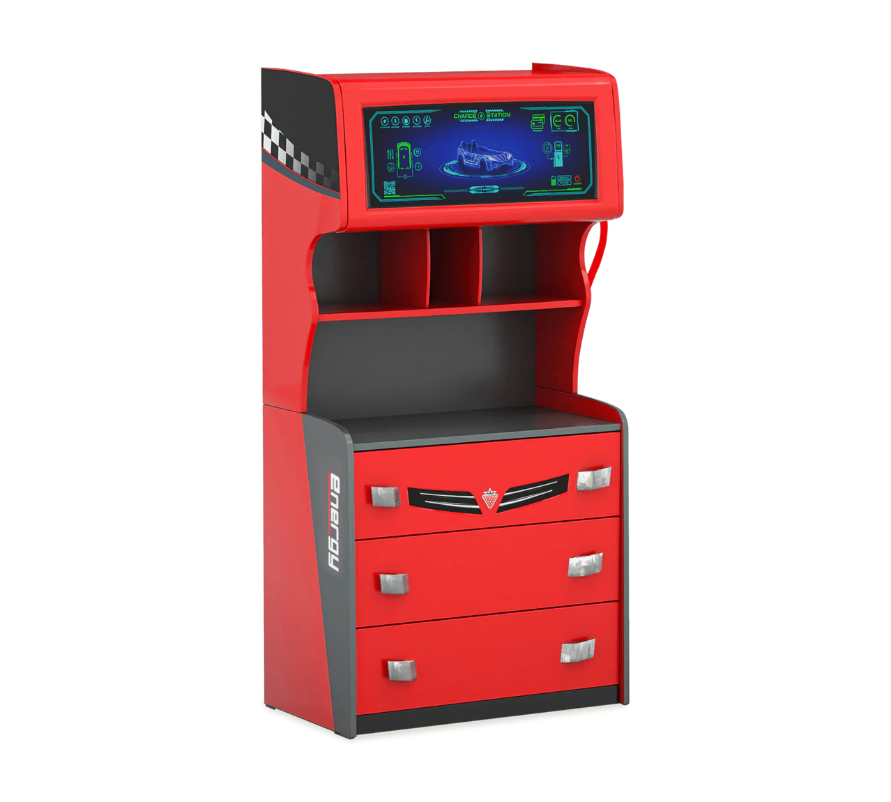 Cilek CHAMPION RACER Kommode Schrank Anrichte Rot