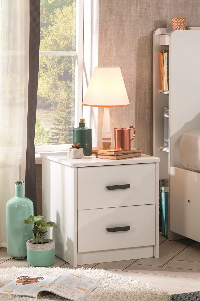 Cilek WHITE Nachttisch Weiß