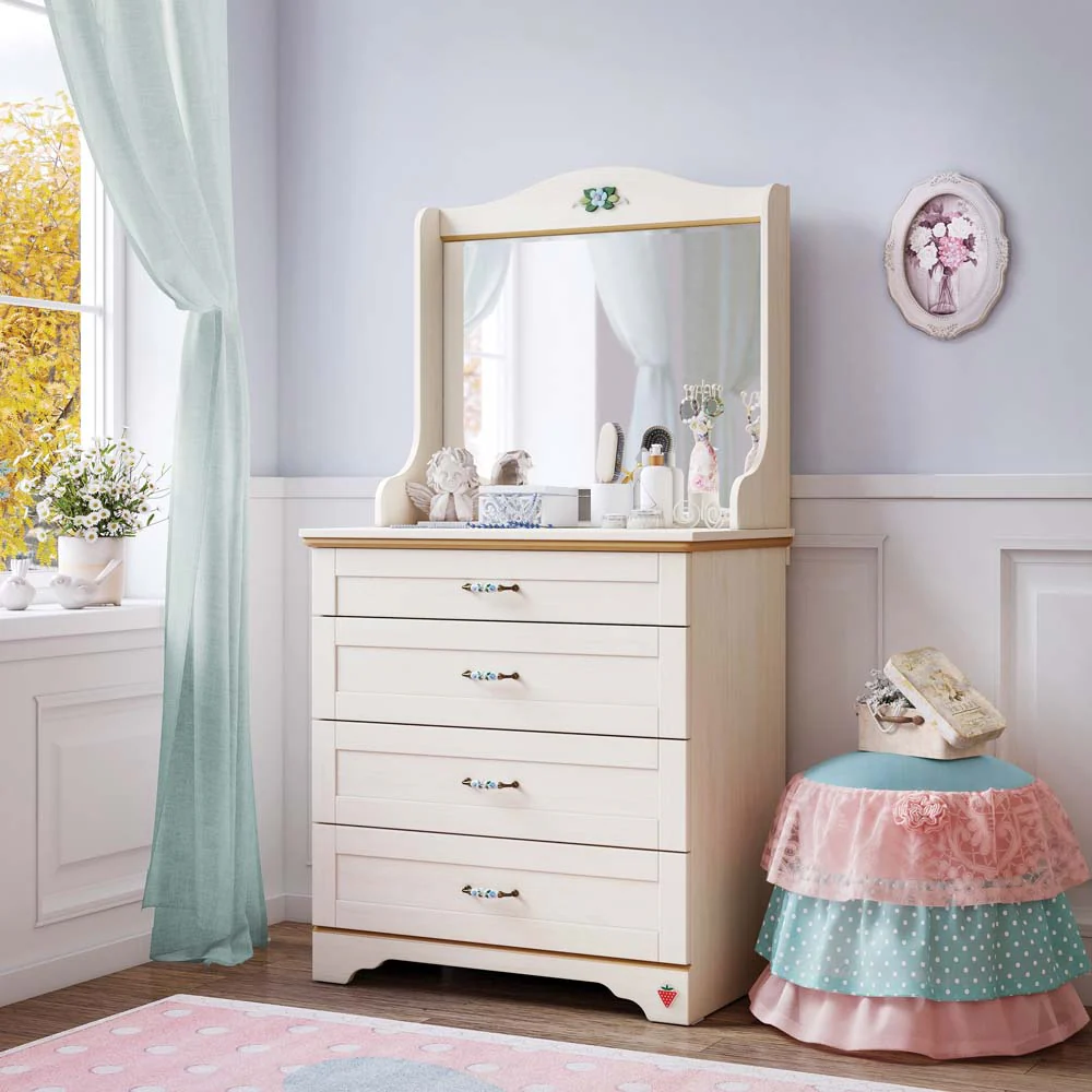 Cilek FLORA Kommode Anrichte Sideboard Kinderzimmer Birke hell