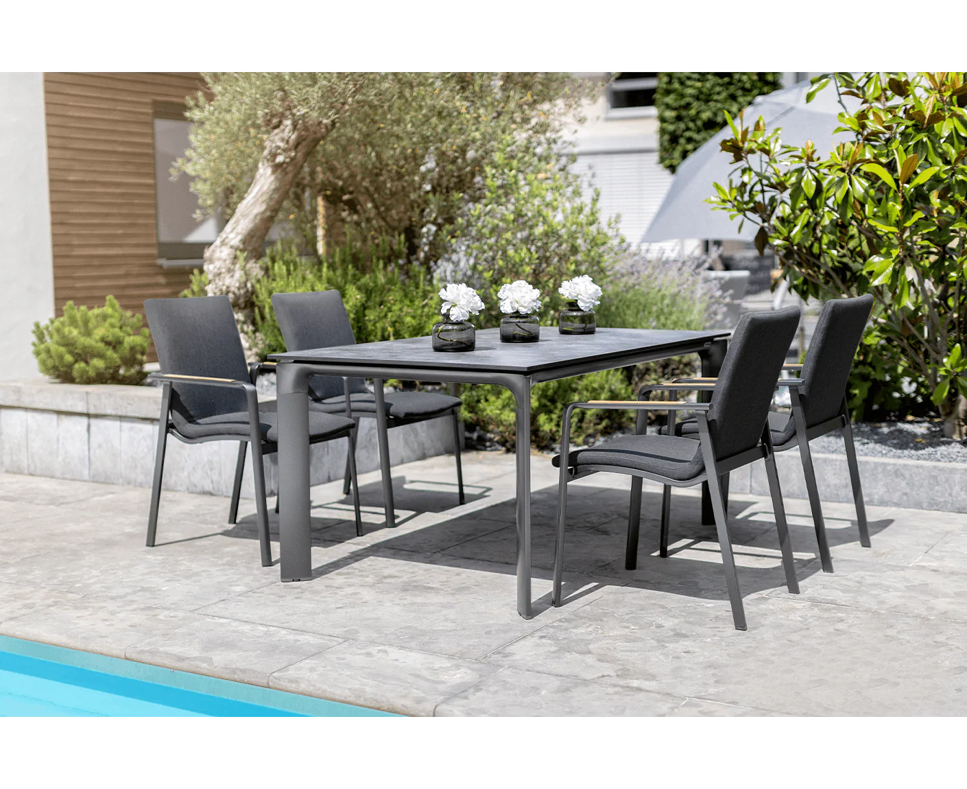 Kettler Diamond Gartenmöbel-Set 5-teilig Grau / Anthrazit
