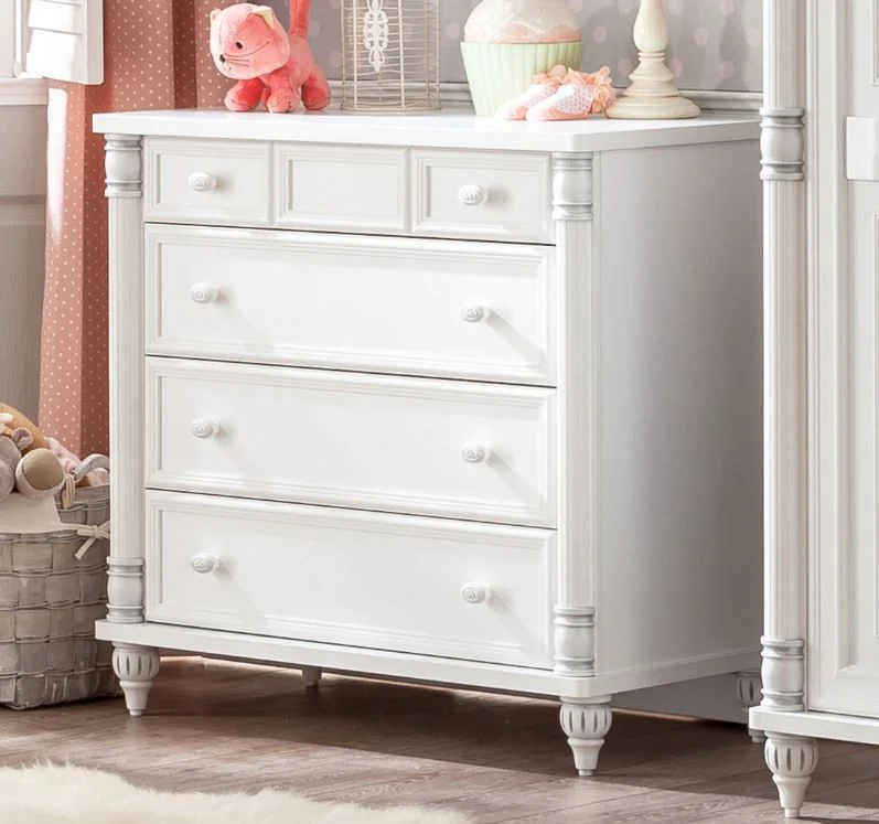 Cilek ROMANTIC Kommode Kinderkommode Anrichte Sideboard Weiß